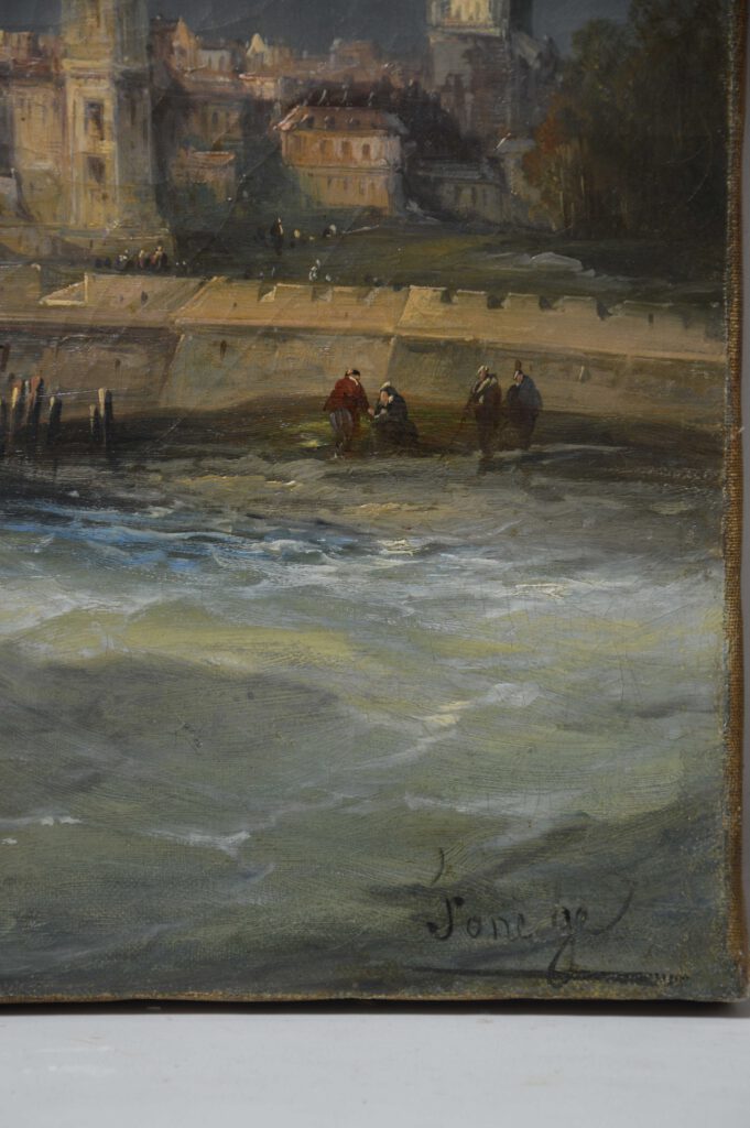 Nach der Restaurierung -Reinigung 